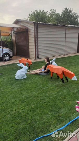 Полигональные фигуры из металл