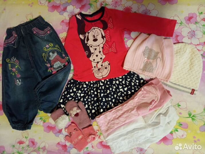 Вещи на девочку 1-2 -3 года весна,зима