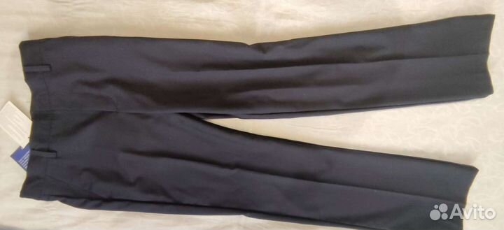 Брюки новые школьные темно синие для мальчика рост