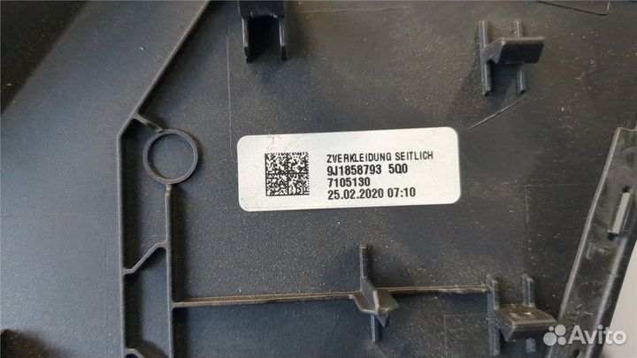 Пластик центральной консоли Porsche Taycan 2019 –