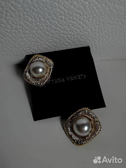 Серьги стиль Zara винтаж объемные