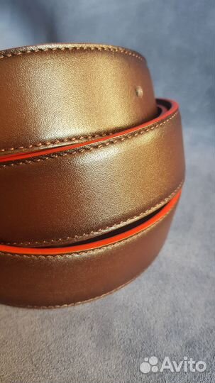 Ремень брючный натуральная кожа двухсторонний 35мм