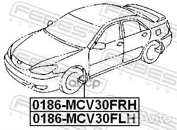 Брызговик перед прав toyota camry ACV3#