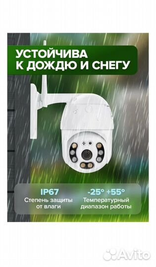 Камера видеонаблюдения wifi уличная