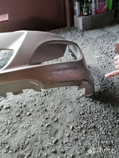 Бампер hyundai Solaris