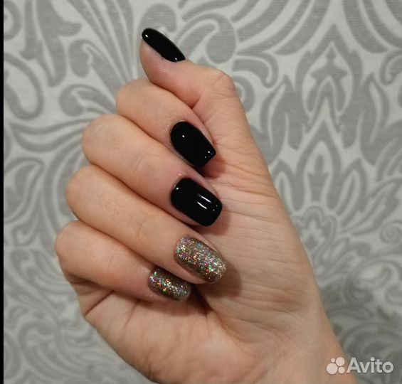 Маникюр+гель лак+укрепление+снятие