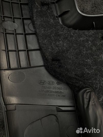 Декоративная крышка двс hyundai/kia