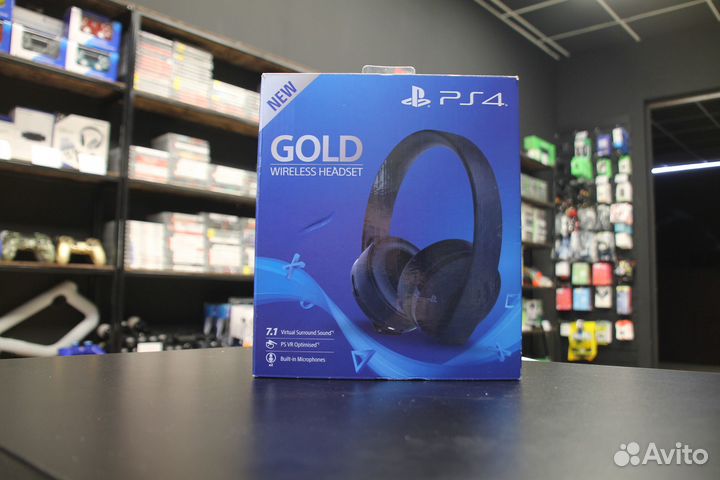 Гарнитура PlayStation Wireless Headset Gold