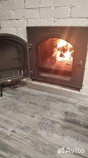 Русская баня на дровах с купелями и мангалом