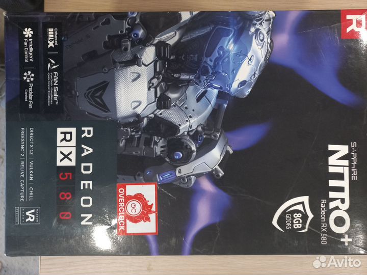 Видеокарта rx 580 sapphire 2020г