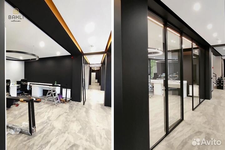 Офисные стеклянные перегородки