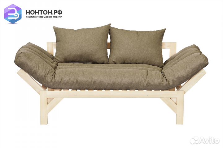 Диван кушетка Амбер-2 светло-коричневый