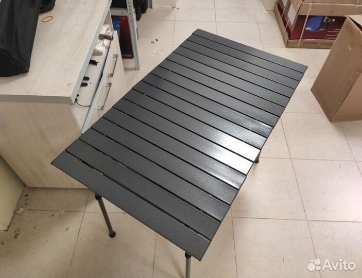 Туристический складной стол реечный 120см