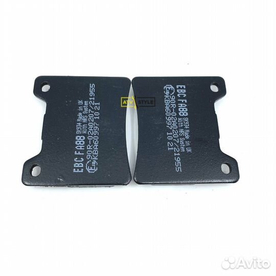 Тормозные колодки задние EBC FA088