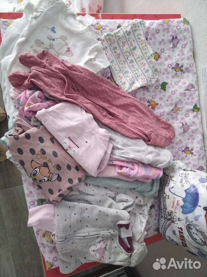 Вещи пакетом от 0 до 3 месяцев