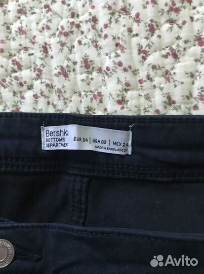 Джинсы скинни bershka