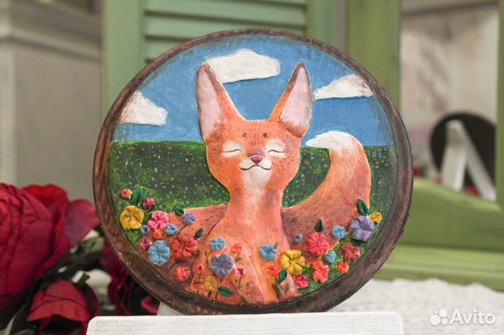 Панно из дерева «Фенек»