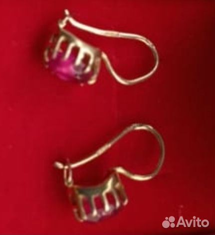 Серьги золотые 583 СССР