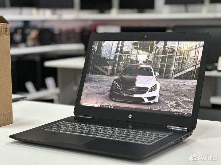 Мощный ноутбук HP 17.3 дюйма 1050Ti I5-7300HQ