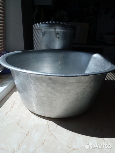 Таз алюминиевый для варки варенья