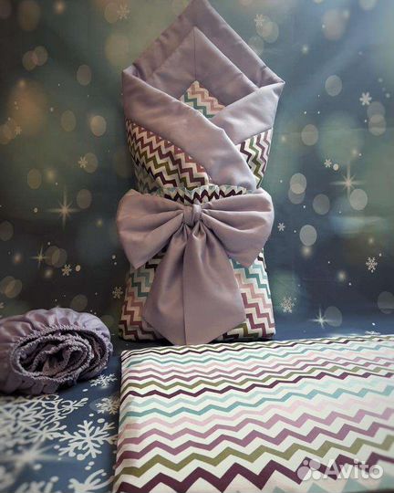 Комплект на выписку для девочки и для мальчика