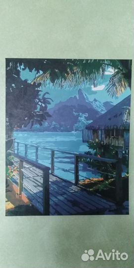 Готовая картина по номерам