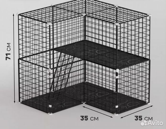 Клетка для кошек бу