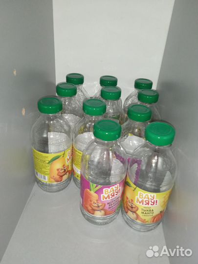 Стеклянные бутылки объем 330 мл