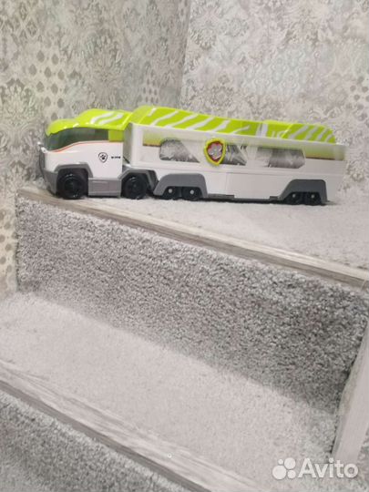 Щенячий патруль, робот, машины, гибкий трек