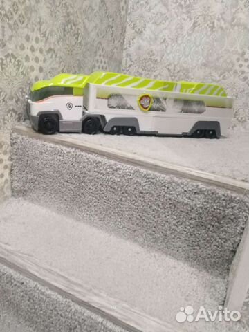 Щенячий патруль, робот, машины, гибкий трек