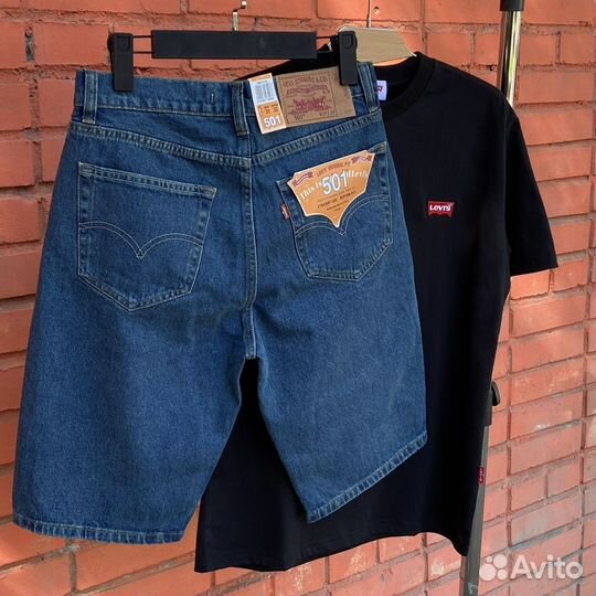 Летний компект футболка + шорты Levis