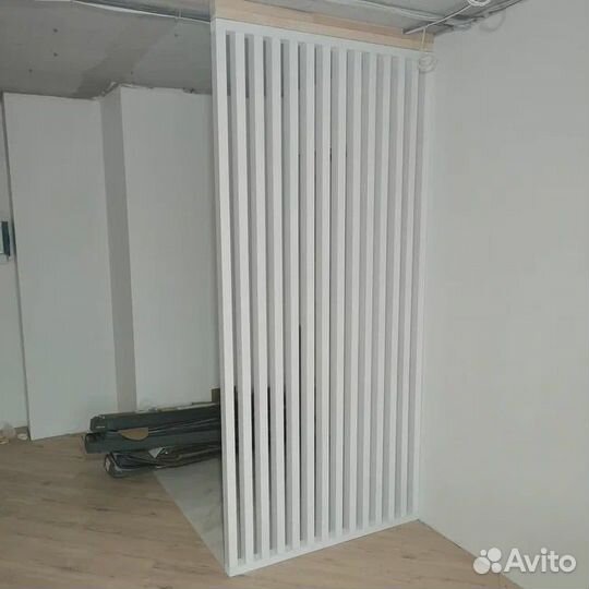 Декоративные реечные перегородки мдф 80 мм - 13 шт