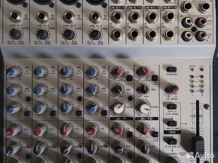 Микшерный пульт Behringer eurorack ub1202