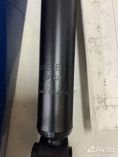 Амортизатор задний масляный KYB 443366 Mitsubishi