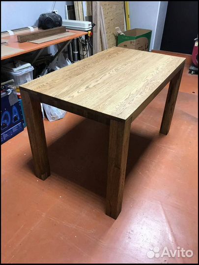 Дубовый стол обеденный из массива дуба