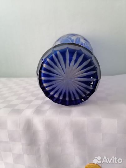 Большая хрустальная ваза СССР