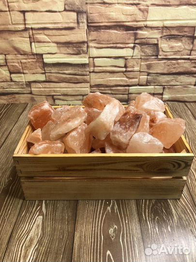 Соль гималайская кусковая глыба 7-8кг