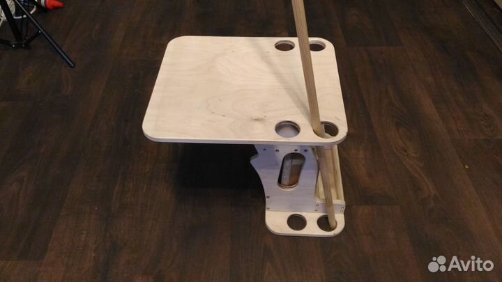 Столик в лодку для эхолота, удочек и акб 18Ач