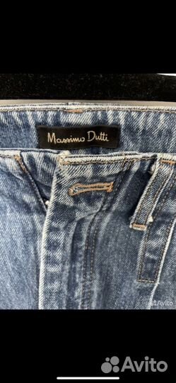 Джинсы широкие massimo dutti 36