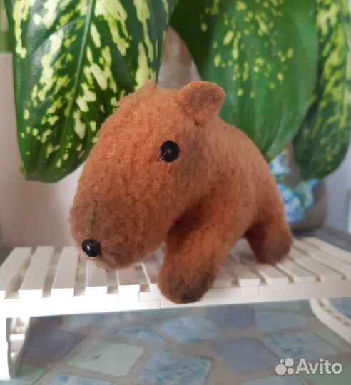 Мягкая игрушка капибара ручной работы