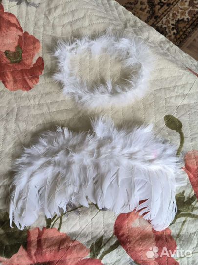 Костюм для фотосессии. Нимб и крылышки