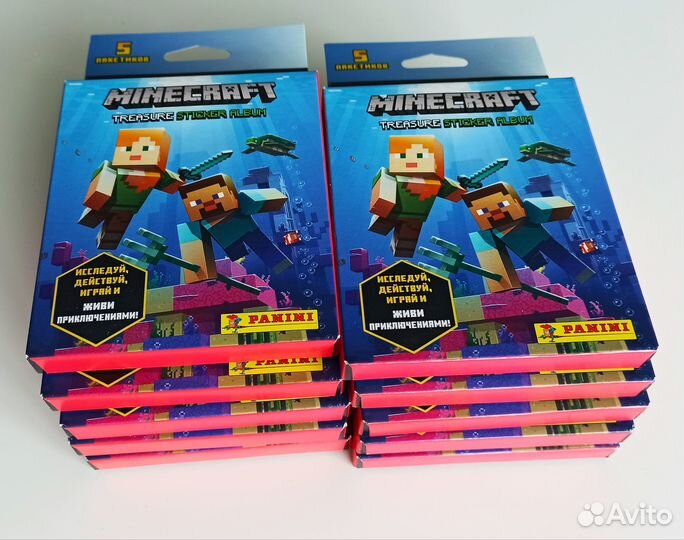 Panini Minecraft Treasure - Блоки и пакетики