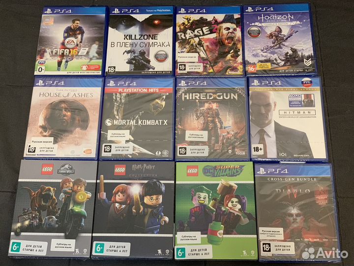 Игры диски Ps4 Ps5 новые