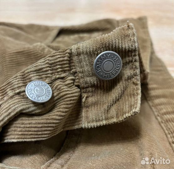 Вельветовые горчичные брюки Tommy Hilfiger