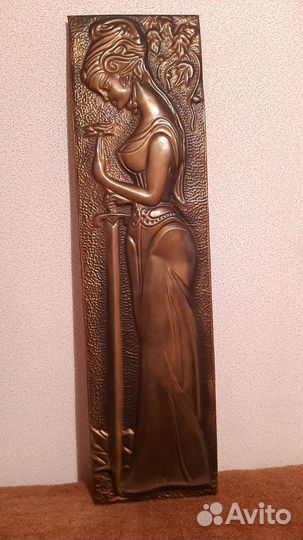 Картина медная чеканка СССР