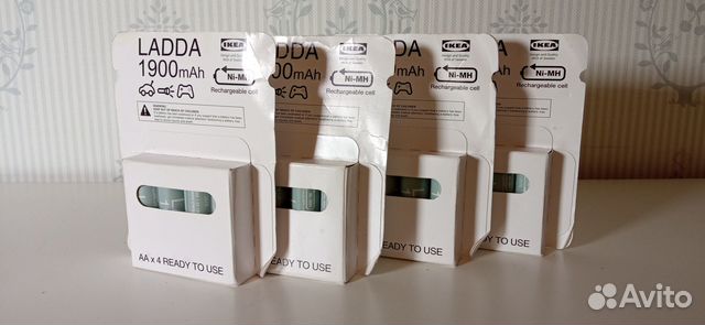 Аккумуляторы пальчиковые IKEA Ladda аа 1900 mAh