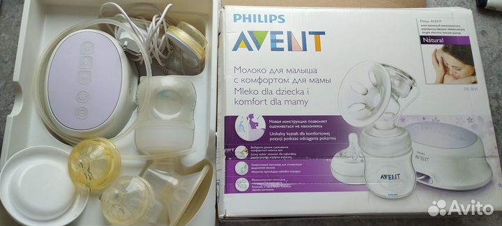 Молокоотсос avent электрический