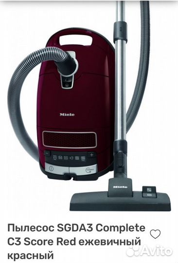 Пылесос Miele sgda3 Complete C3