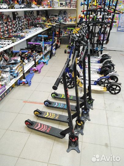 Трюковой самокат, HIC / Самокат трюковый 110 мм