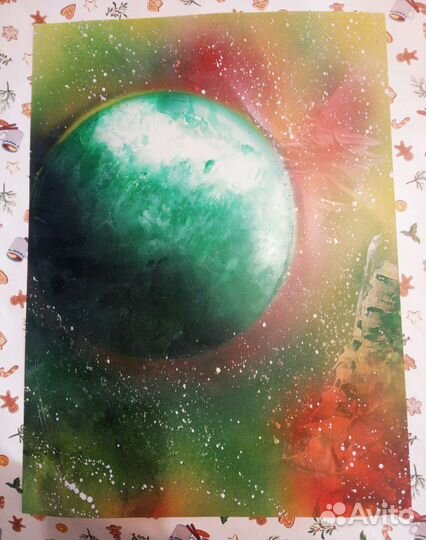 Картины акрил A3 ручная работа